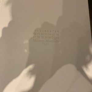 Maison Margiela Red Tabi Leather Ankle boots